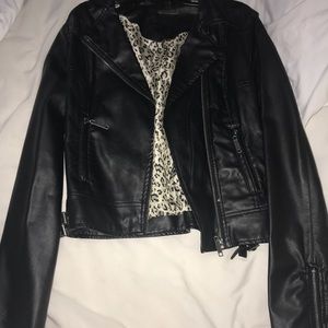 Black leather Jacket